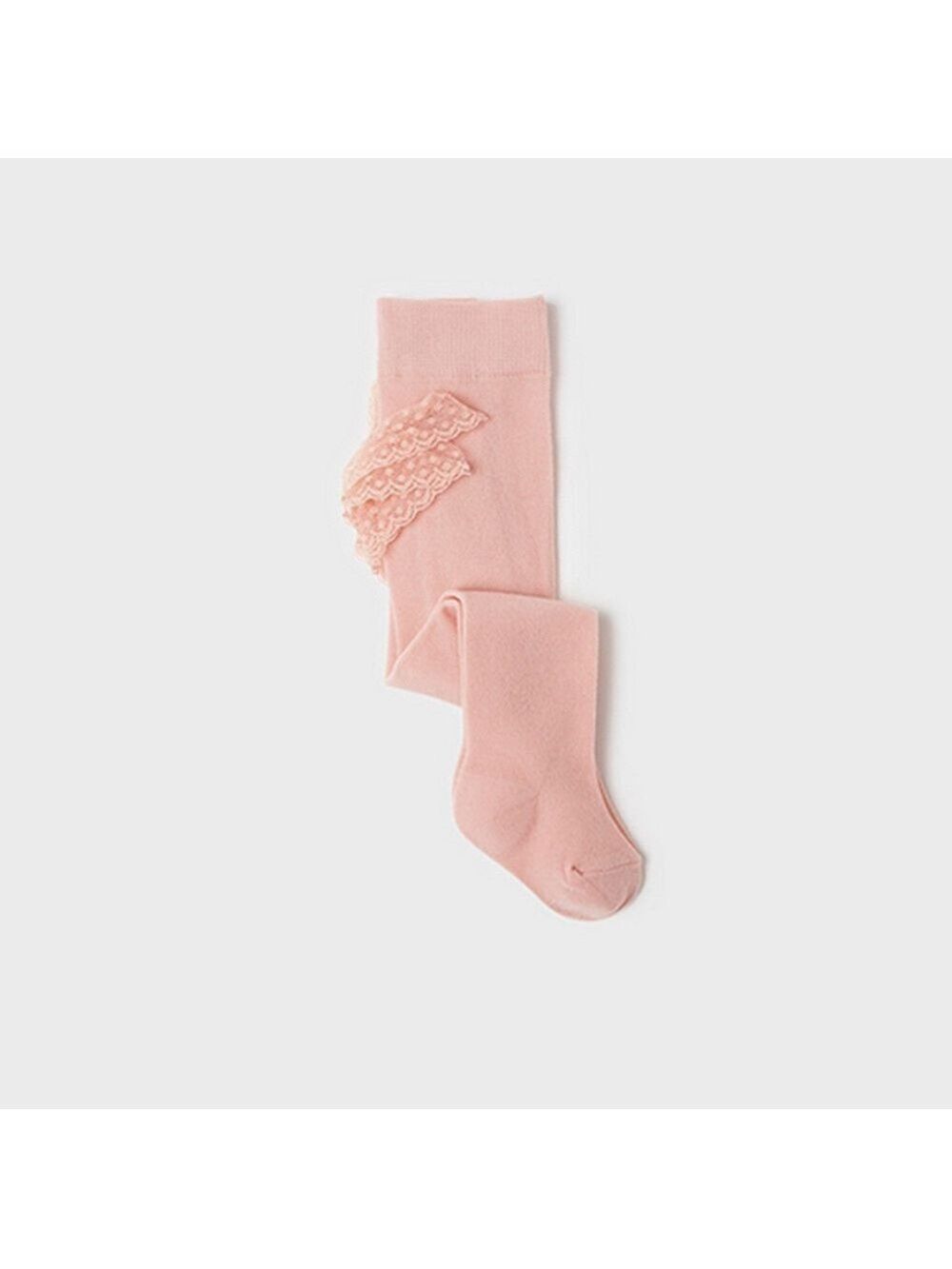 Size 18 months Baby Mayoral Blush Pink Kids Tights with Lace